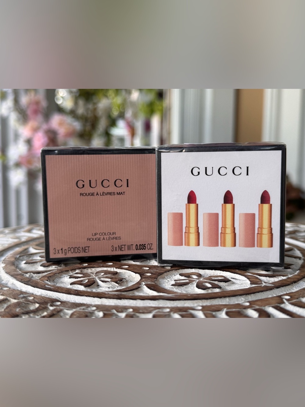 Gucci Rouge a Levres Matte Mini Lipstick Trio —